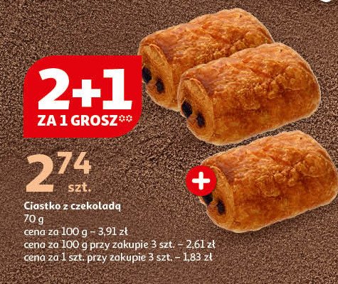 Ciastko z czekoladą promocja