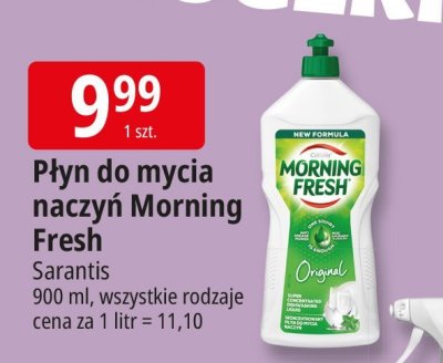 Płyn do mycia naczyń Morning Fresh promocja w Leclerc