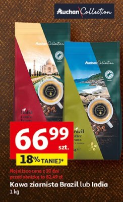 Kawa ziarnista promocja w Auchan