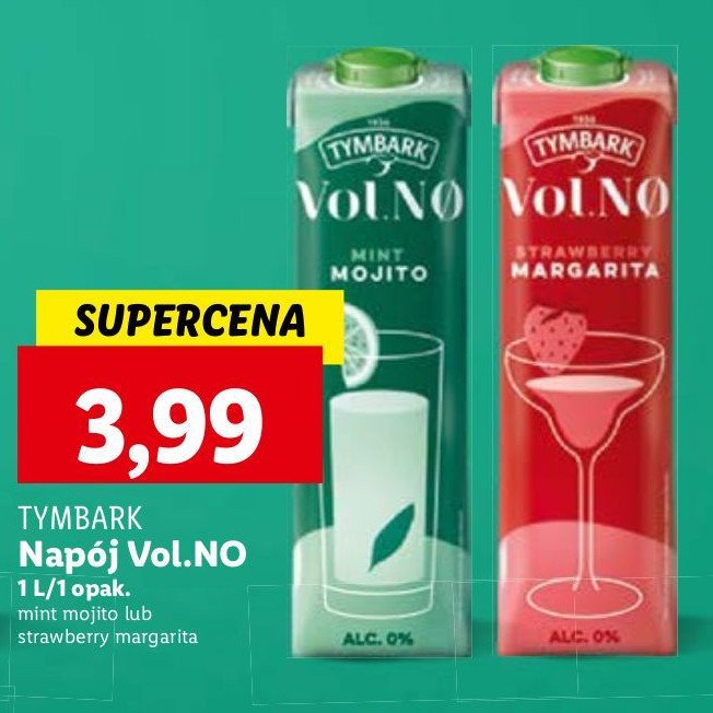 Nap贸j strawberry margarita Tymbark volno promocja
