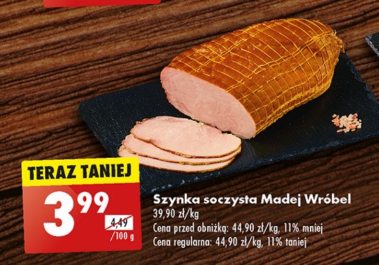 Szynka soczysta Madej & wróbel promocja