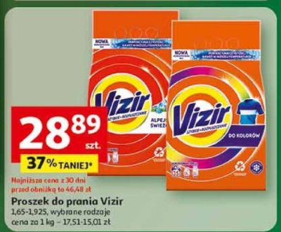 Proszek do prania Vizir promocja w Auchan