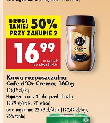 Kawa Cafe d'or crema promocja