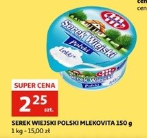 Serek wiejski Mlekovita promocja w Market Point