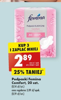 Podpaski normal Femina classic promocja