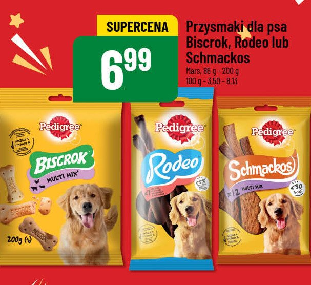 Ciasteczka dla psów Pedigree biscrok promocja w POLOmarket