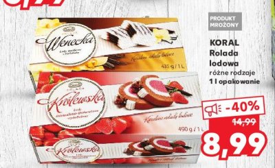 Rolada królewska Koral promocja