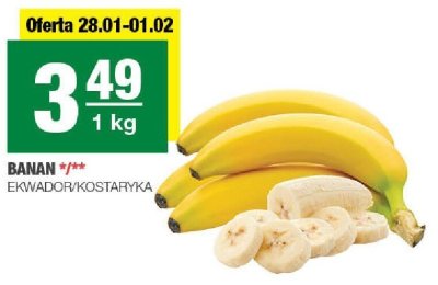 Banan Ekwador/Kostaryka promocja w SPAR