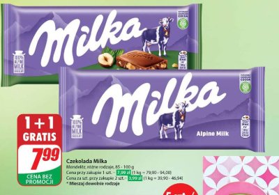 Czekolada hazelnuts Milka promocja