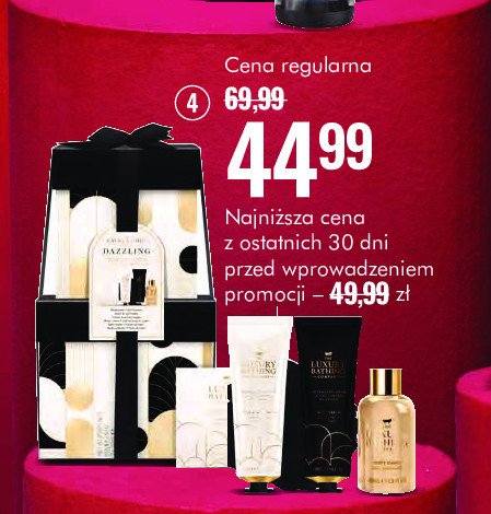 Zestaw prezentowy pear& nectarine blossom dazzling The luxury bathing promocja w Super-Pharm