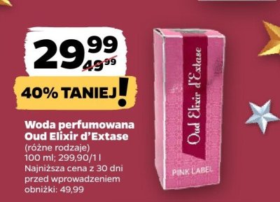 Woda perfumowana (różne rodzaje) promocja w Netto