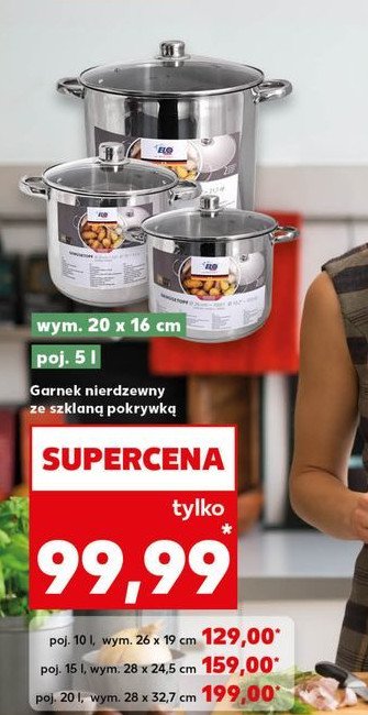 Garnek 10 l promocja w Kaufland