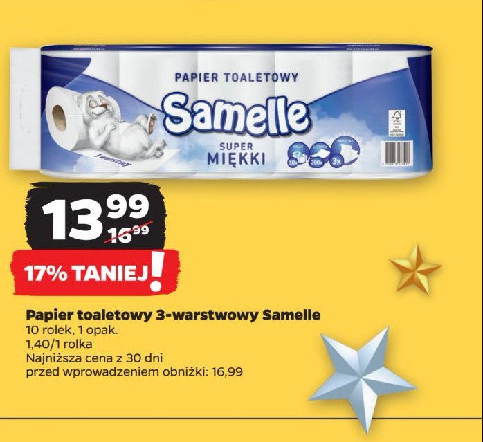 Papier toaletowy Samelle promocja