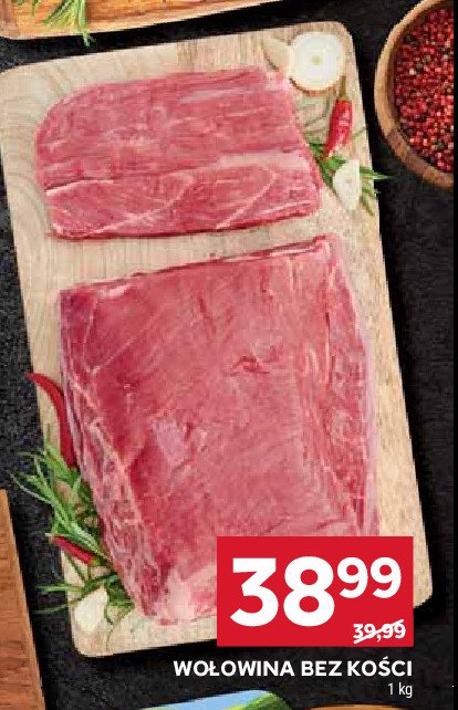 Wołowina bez kośći promocja w Stokrotka