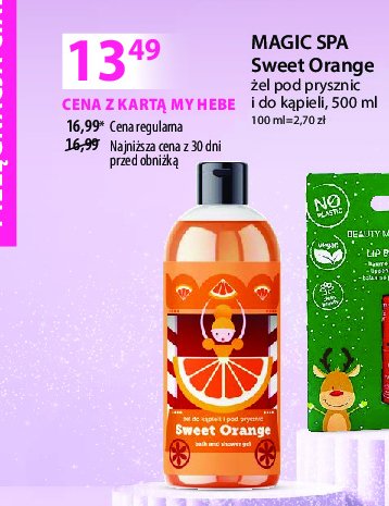 Żel do kąpieli sweet orange Farmona magic spa promocja w Hebe