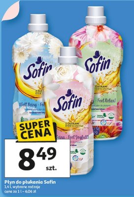 Płyn do płukania Sofin 1,4 l, wybrane rodzaje promocja w Auchan