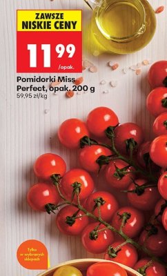 Pomidorki Miss Perfect, opak. 200 g promocja w Biedronka