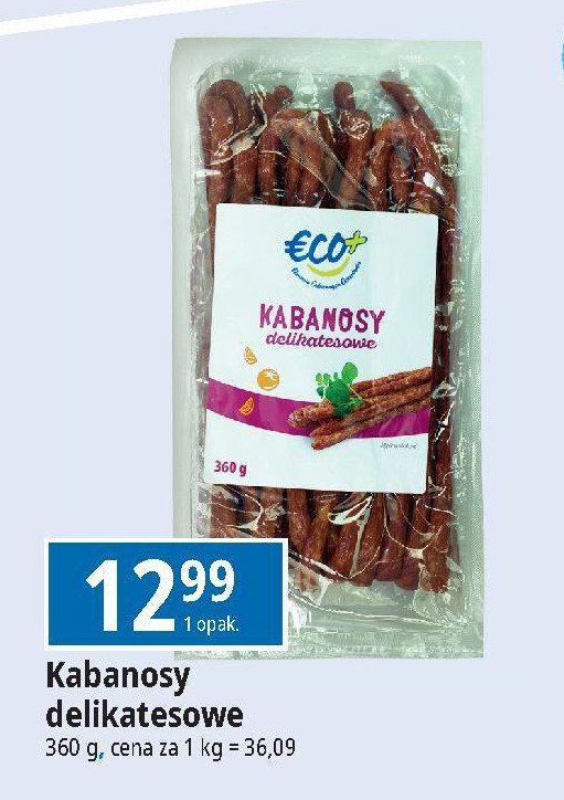 Kabanosy delikatesowe Eco+ promocja