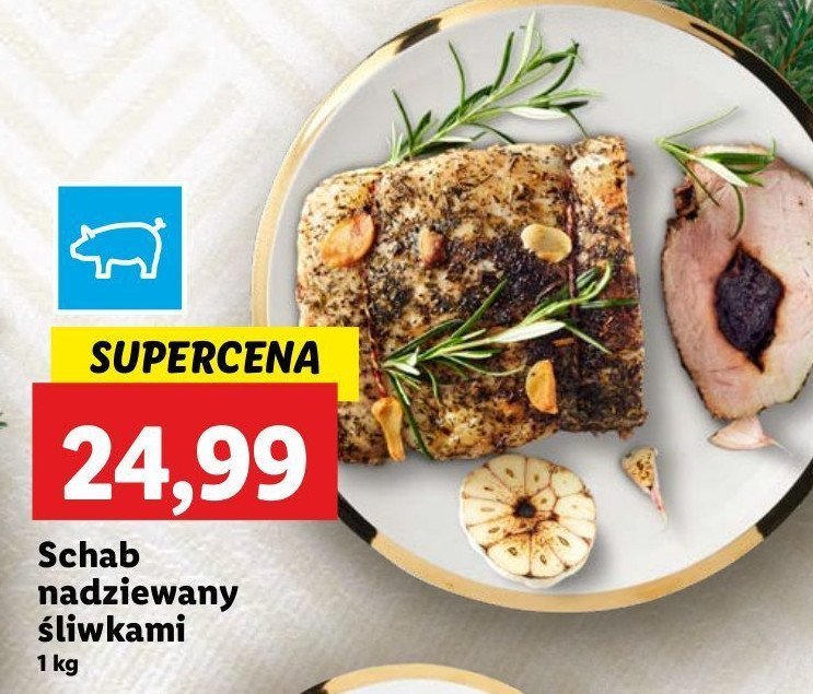 Schab ze śliwką promocja