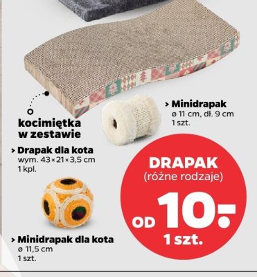 Drapak, różne rodzaje promocja w Netto