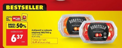 Antipasti w zalewie olejowej - różne rodzaje promocja w Biedronka