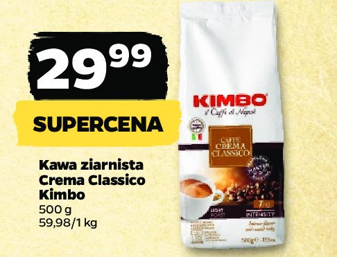 Kawa KIMBO CAFFE CREMA CLASSICO promocja