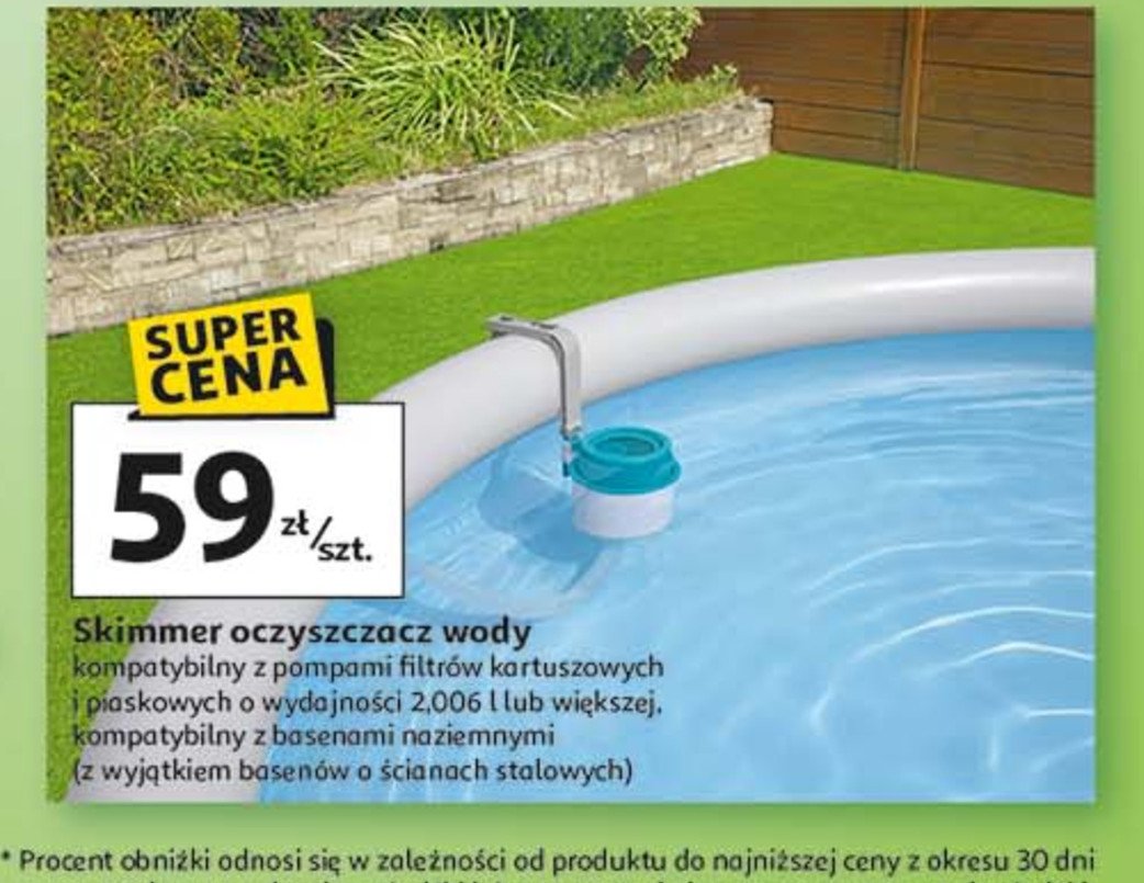Skimmer do basenu promocja w Auchan