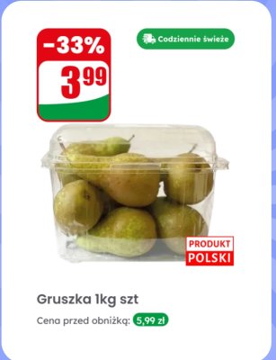 Gruszka 1kg  promocja w Dino