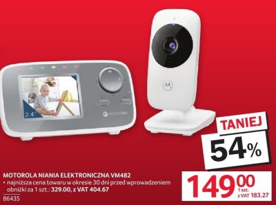 Niania elektroniczna VM482 MOTOROLA promocja w Selgros
