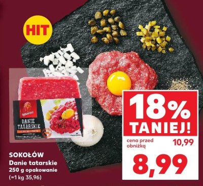 Danie tatarskie  promocja w Kaufland