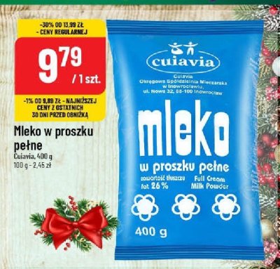 Mleko w proszku pełne Culavia promocja w POLOmarket