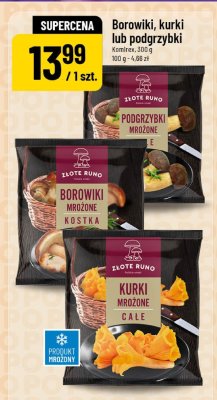 Borowiki, kurki lub podgrzybki mrożone promocja w POLOmarket