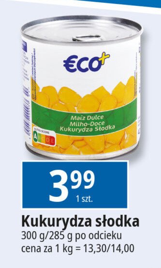 Kukurydza Eco+ promocja