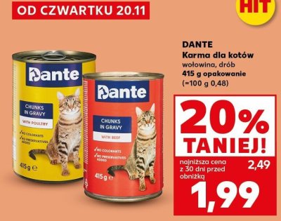 Karma dla kotów drób promocja w Kaufland