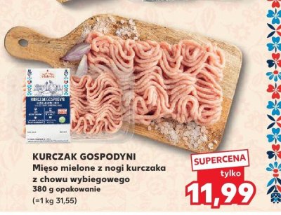 Kurczak gospodyni mięso mielone z nogi kurczaka z chowu wybiegowego promocja w Kaufland