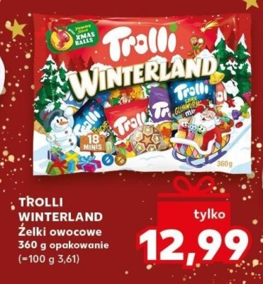 Żelki Trolli Winterland owocowe promocja w Kaufland