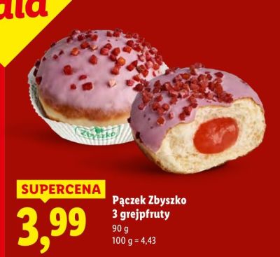 Pączek Zbyszko z grejpfruty promocja w Lidl