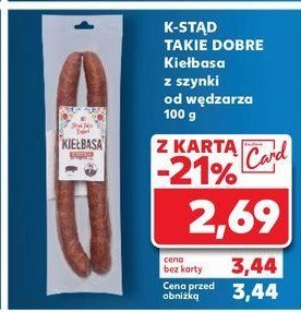Kie艂basa z szynki K-classic st膮d takie dobre! promocja