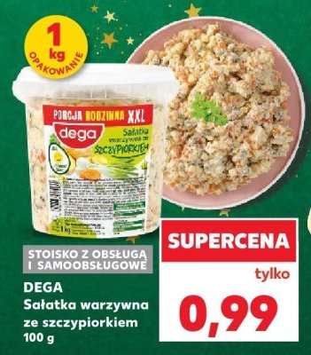 Sałatka warzywna ze szczypiorkiem  promocja w Kaufland