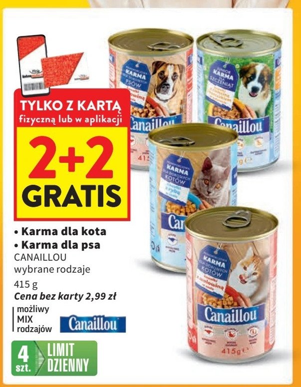 Pokarm dla kota z rybą Canaillou promocja