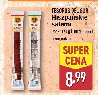 Chorizo TESOROS DEL SUR promocja w Aldi