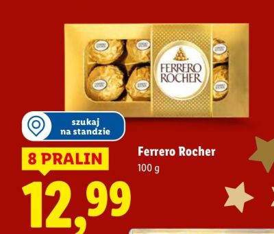 Ferrero Rocher czekolada 100g promocja w Lidl