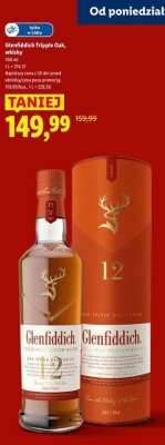 Whisky Glenfiddich Tripple Oak 0,7 l promocja w Lidl
