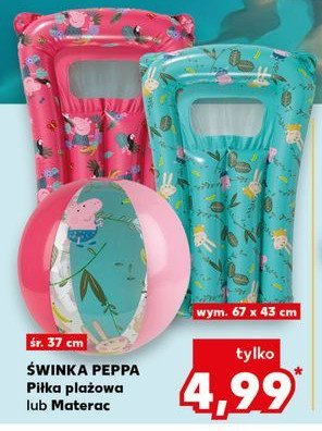 Piłka plażowa peppa 37 cm promocja w Kaufland