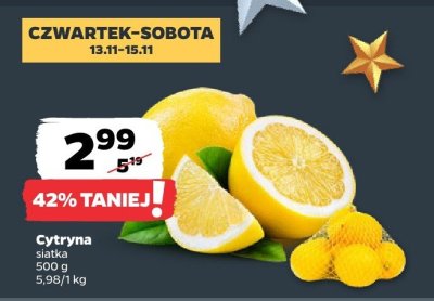 Cytryna siatka promocja w Netto