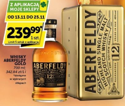Whisky Aberfeldy 12 yo promocja w Groszek