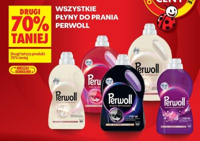 Wszystkie płyny do prania Perwoll DRUGI -70% promocja w Biedronka