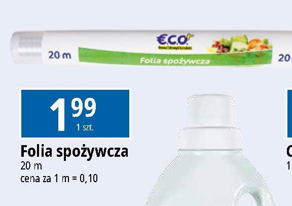 Folia spożywcza 20 m Eco+ promocja