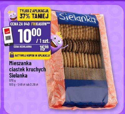 Ciastka kruche Mieszanka Sielanka promocja w POLOmarket