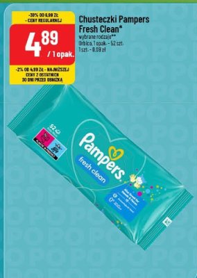 Chusteczki Pampers Fresh Clean promocja w POLOmarket
